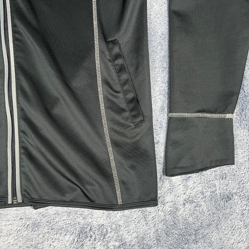 Ragnar Relay Series Mens XL Black Full Zip Performance Jacket Lime Green Logo - Picture 6 of 16